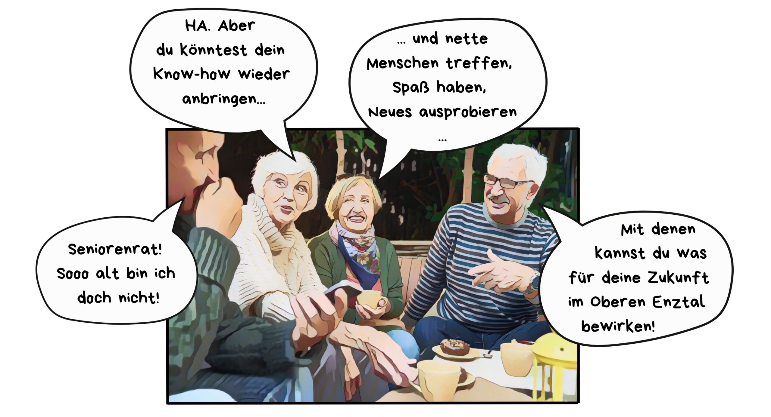 Comic "Zu jung für den Seniorenrat?"