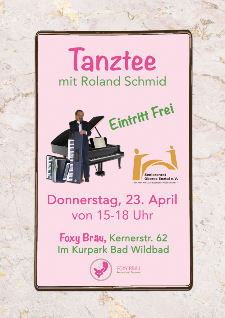 Einladung zum Tanztee